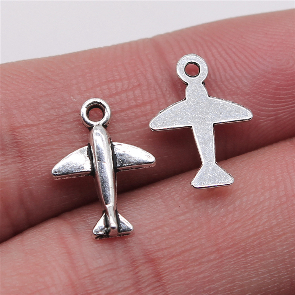 Vintage Fashion Online - 10 piezas de dijes de avión