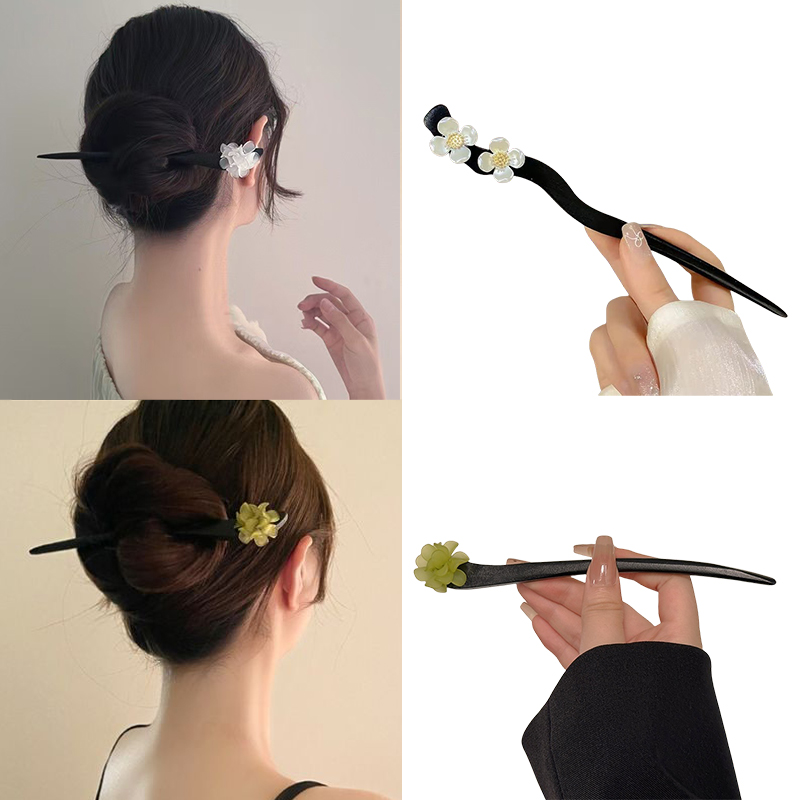 Vintage Fashion Online - Palillos para el cabello de flores