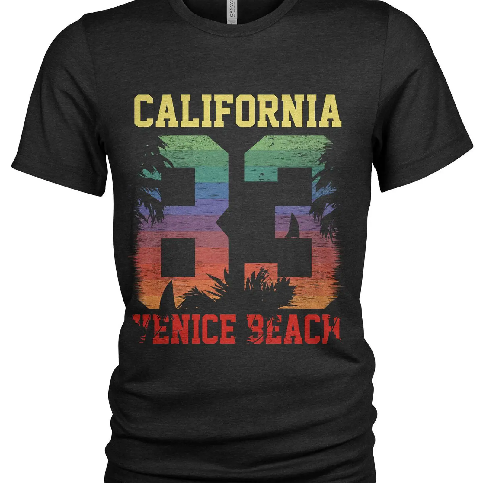 Vintage Fashion La - Camiseta de Verano Vintage Venice Beach