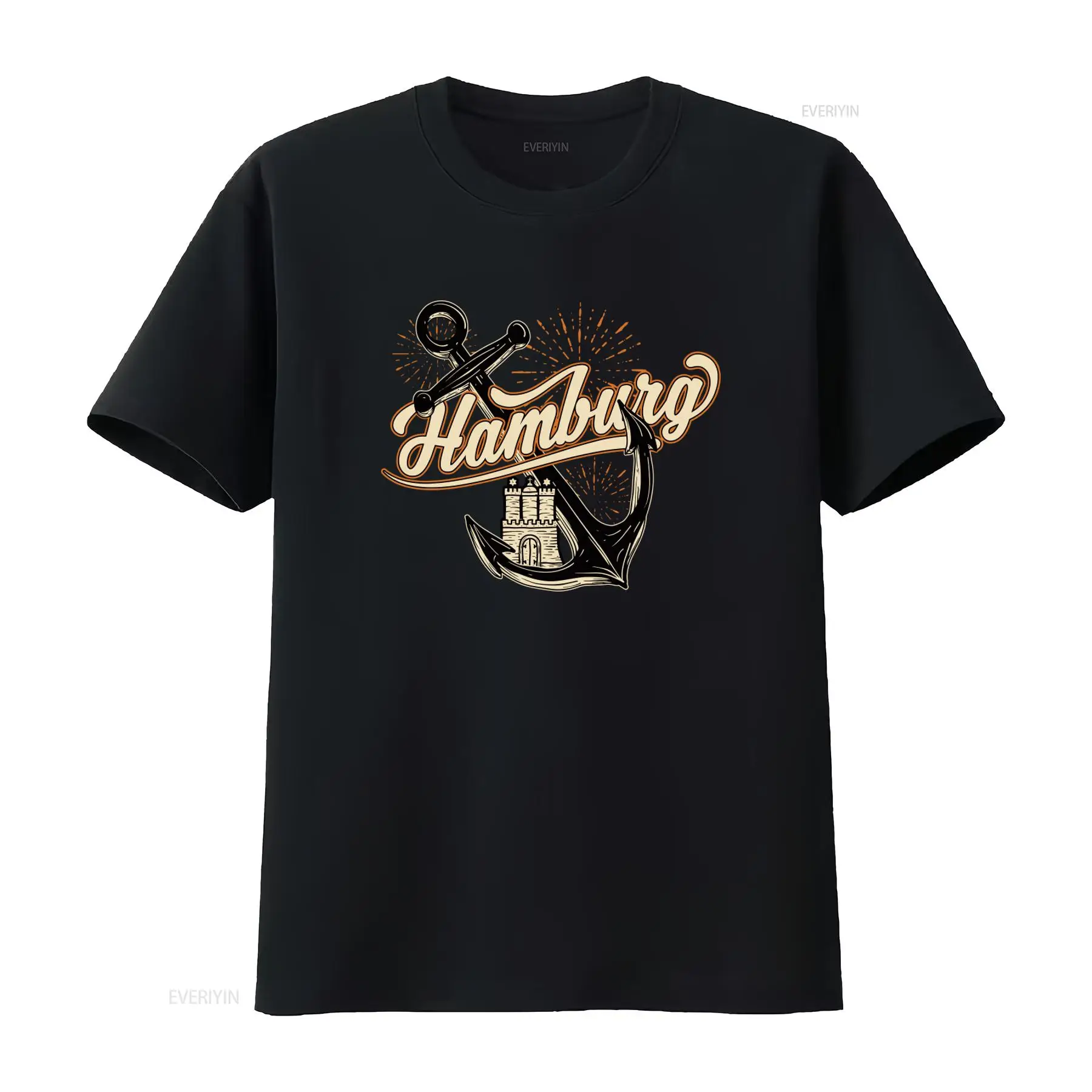 Camiseta con estampado de ancl - Vintage Fashion Hamburg reseña y precio