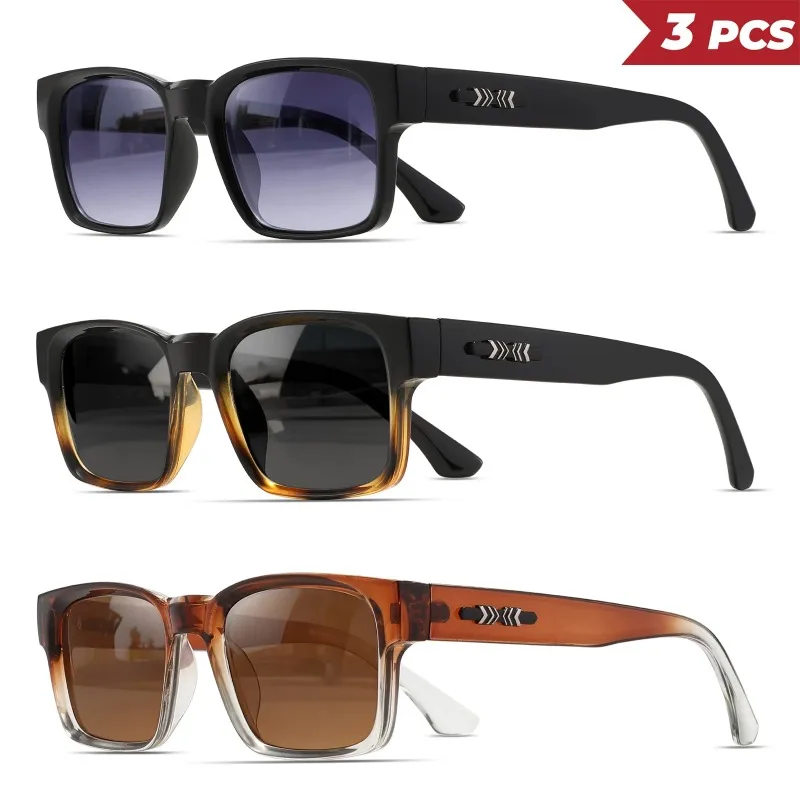 1/3PCS Gafas de Sol Cuadradas  - Vintage Outdoor Fashion reseña y precio