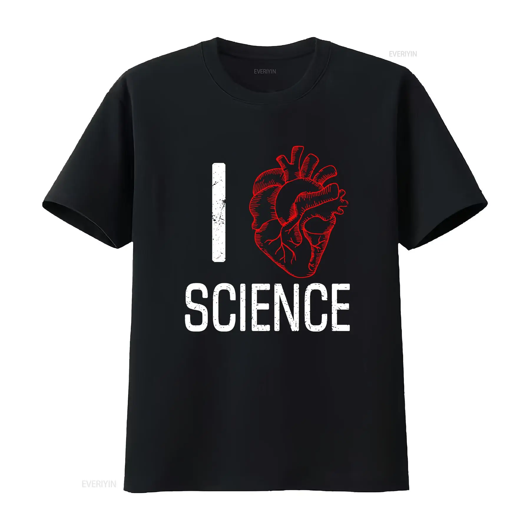 Camiseta I Heart Science, dise - Vintage Fashion Research reseña y precio