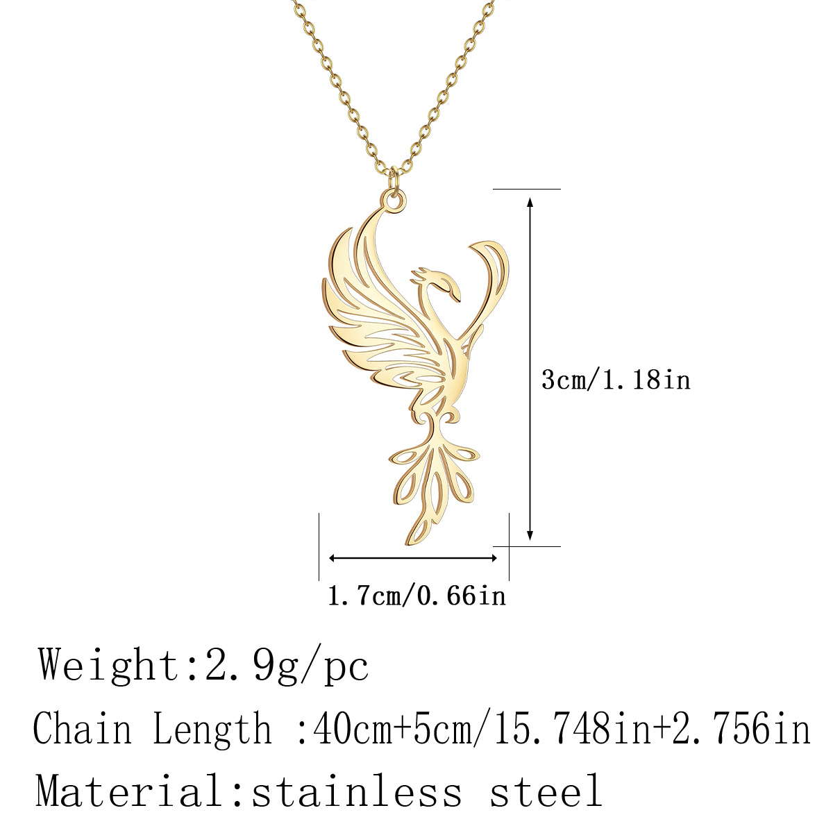 Collar con colgante de animal  - Vintage Fashion Stores reseña y precio